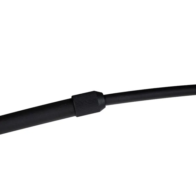 QAZQA Bogenlampe schwarz Veloursschirm schwarz mit Gold 50 cm - XXL