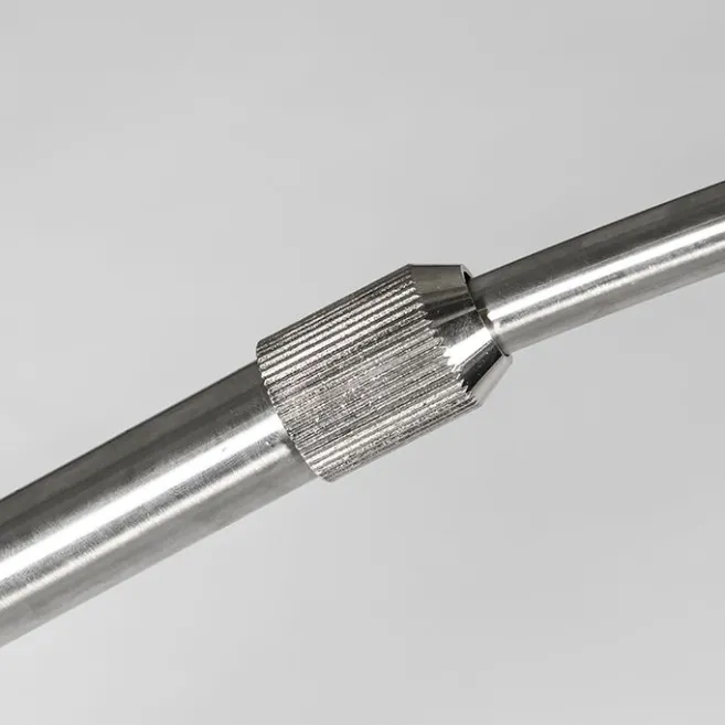 QAZQA Bogenleuchte Stahl Metallschirm 32 cm verstellbar - XXL