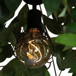 Trio Leuchten Bohemianische Deckenleuchte Grün - Leavy