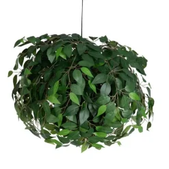 Trio Leuchten Boho Deckenleuchte Grün 3-flammig - Leavy