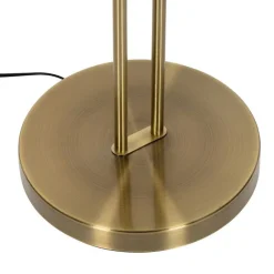 QAZQA Bronze Stehleuchte inkl. LED und Dimmer mit Leselampe - Fez