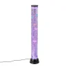QAZQA Bubble Tube Schwarz 90cm inkl. LED RGB - Zoop