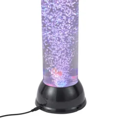 QAZQA Bubble Tube Schwarz 90cm inkl. LED RGB - Zoop
