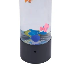 QAZQA Bubble Tube Schwarz 30cm inkl. LED RGB - Sealife