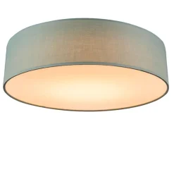 Kinder QAZQA Deckenleuchte grün 40 cm inkl. LED - Drum LED