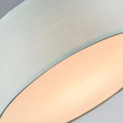 Kinder QAZQA Deckenleuchte grün 30 cm inkl. LED - Drum LED