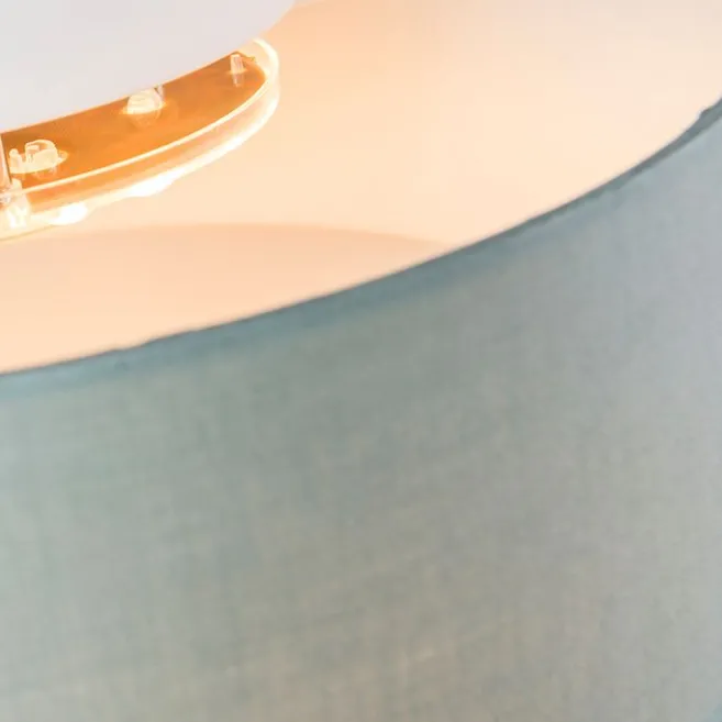 Kinder QAZQA Deckenleuchte grün 30 cm inkl. LED - Drum LED