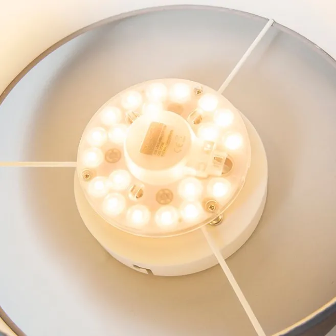 Kinder QAZQA Deckenleuchte grün 30 cm inkl. LED - Drum LED