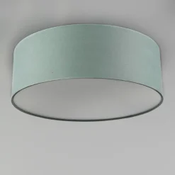 Kinder QAZQA Deckenleuchte grün 30 cm inkl. LED - Drum LED