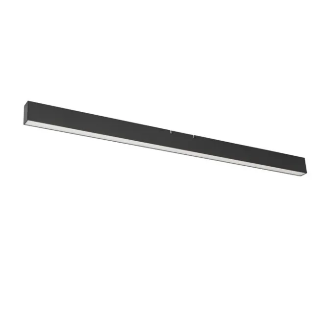 QAZQA Professional Deckenleuchte schwarz inkl. LED 3-Stufen-Dimmbar 2700-4000K mit Dip-Schalter - Keane