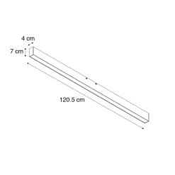 QAZQA Professional Deckenleuchte schwarz inkl. LED 3-Stufen-Dimmbar 2700-4000K mit Dip-Schalter - Keane