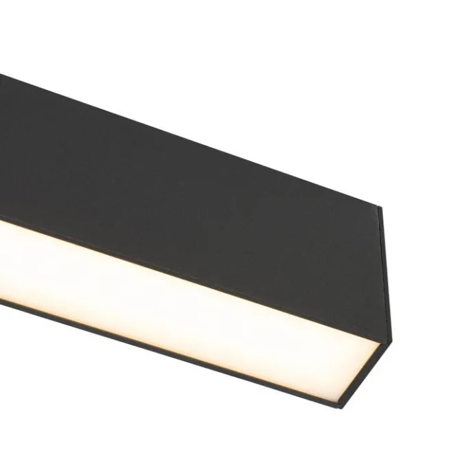 QAZQA Professional Deckenleuchte schwarz inkl. LED 3-Stufen-Dimmbar 2700-4000K mit Dip-Schalter - Keane