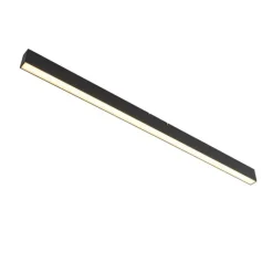 QAZQA Professional Deckenleuchte schwarz inkl. LED 3-Stufen-Dimmbar 2700-4000K mit Dip-Schalter - Keane