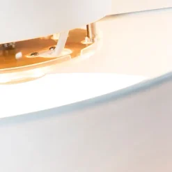 Kinder QAZQA Deckenleuchte weiß 30 cm inkl. LED - Drum LED