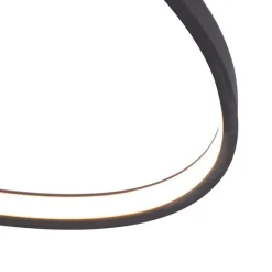 Trio Leuchten Design Deckenleuchte Anthrazit inkl. LED 3-stufig dimmbar - Axy