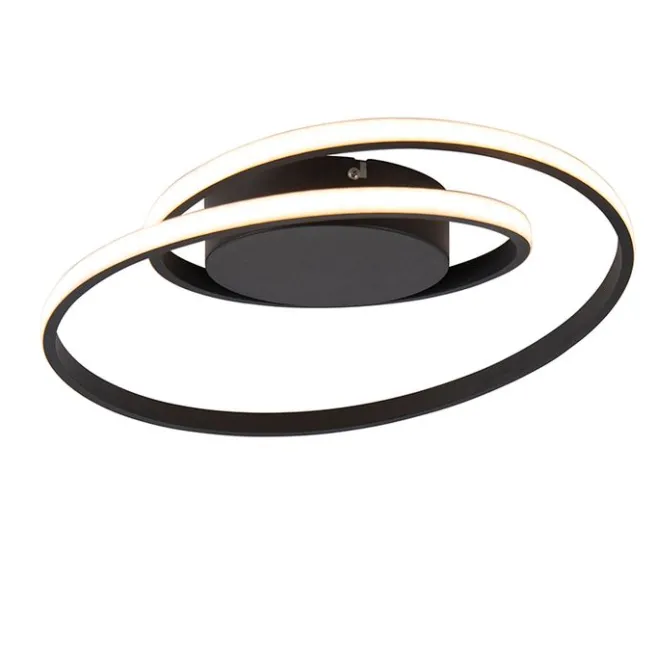 Trio Leuchten Design Deckenleuchte schwarz inkl. LED 3-stufig dimmbar - Krula