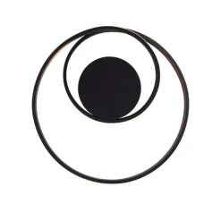 Trio Leuchten Design Deckenleuchte schwarz inkl. LED 3-stufig dimmbar - Krula