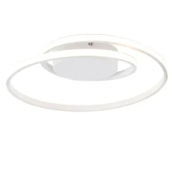 Trio Leuchten Design Deckenleuchte weiß inkl. LED 3-stufig dimmbar - Krula