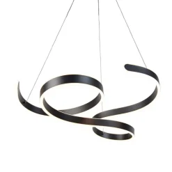 Trio Leuchten Design Hängelampe grau inkl. LED 3-stufig dimmbar - Frank