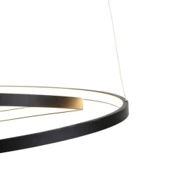 Paul Neuhaus Design Hängelampe schwarz 55cm inkl. LED dimmbar - Rowan