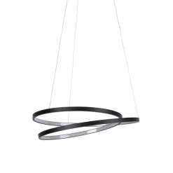 Paul Neuhaus Design Hängelampe schwarz 55cm inkl. LED dimmbar - Rowan
