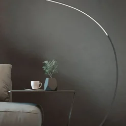 Trio Leuchten Design Stehleuchte schwarz inkl. LED dimmbar - Dina