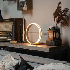 QAZQA Design Tischleuchte Messing inkl. LED 3-stufig dimmbar - Navara