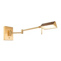 QAZQA Design Wandleuchte Bronze inkl. LED dimmbar - Notia