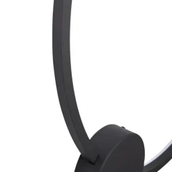 QAZQA Design Wandleuchte Schwarz 67cm inkl. LED 3-Stufen Dimmbar - Anello