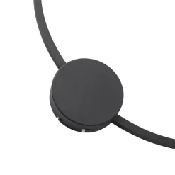 QAZQA Design Wandleuchte Schwarz 67cm inkl. LED 3-Stufen Dimmbar - Anello