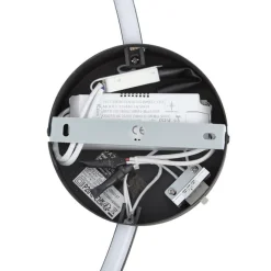 QAZQA Design Wandleuchte Schwarz 67cm inkl. LED 3-Stufen Dimmbar - Anello