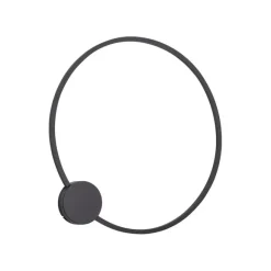 QAZQA Design Wandleuchte Schwarz 67cm inkl. LED 3-Stufen Dimmbar - Anello