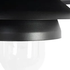 QAZQA Design-Außen-Deckenleuchte schwarz IP44 - Morty