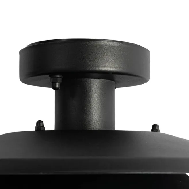 QAZQA Design-Außen-Deckenleuchte schwarz IP44 - Morty