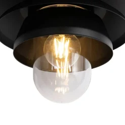 QAZQA Design-Außenpendelleuchte schwarz IP44 - Morty