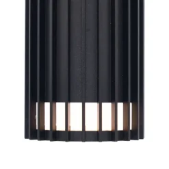 QAZQA Design-Deckenleuchte für den Außenbereich schwarz IP44 - Boris