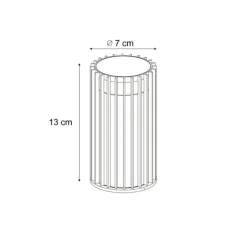 QAZQA Design-Deckenleuchte für den Außenbereich schwarz IP44 - Boris