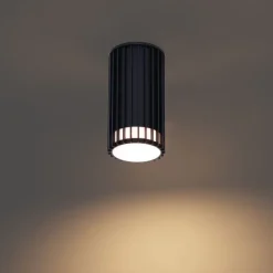 QAZQA Design-Deckenleuchte für den Außenbereich schwarz IP44 - Boris