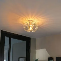 QAZQA Design-Deckenleuchte weiß 30 cm - Johanna