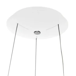 Steinhauer Design-Pendelleuchte weiß inklusive dimmbarer LED - Ringlede