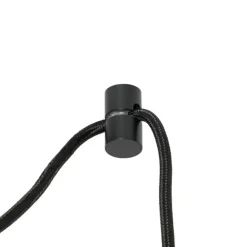 Kinder QAZQA Design-Pendelleuchte weiß Seide 30 cm 3-Licht - Plu