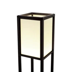 QAZQA Design-Stehleuchte Schwarz-Weiß inkl. LED - Nea