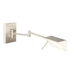 QAZQA Design-Wandleuchte aus Stahl inkl. LED dimmbar - Notia