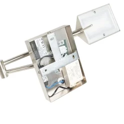 QAZQA Design-Wandleuchte aus Stahl inkl. LED dimmbar - Notia