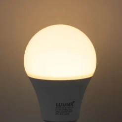 LUUMR E27 Dimmbare LED-Glühbirne A60 Opal 9W 806lm 2700-6500K