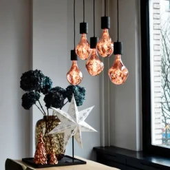 Calex E27 dimmbare LED-Lampe A165 rosa 6W 80 lm 1800K