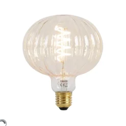 Calex E27 dimmbare LED-Lampe G125 Bernstein 4W 200 lm 2000K