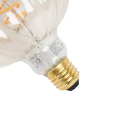 Calex E27 dimmbare LED-Lampe G125 Bernstein 4W 200 lm 2000K