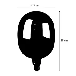 Calex E27 dimmbare LED-Lampe G170 Regenbogen 4W 40 lm 2000K
