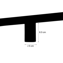 QAZQA E27 Fassung mit Schienenaufhängung für 1-Phasenschiene weiß - Iconic Jeana